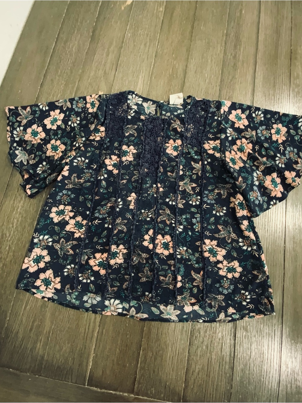 Knox Rose Navy blouse size (M)